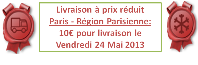 Livraison Prix Réduit Région Parisienne